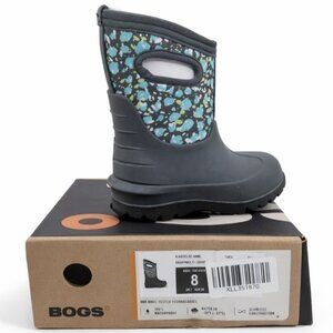 Bogs Toddler Kids Neo Classic Animal Waterproof Insulated Winter Boots Size 8